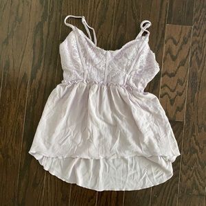 Xhilaration XS lavender babydoll Top